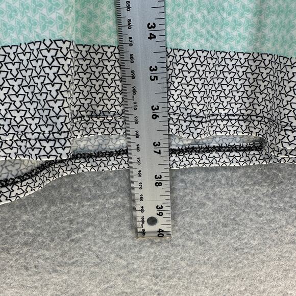 Robert Louis Skirt Womens Medium Green Multi Geometric Print Maxi Boho Belted - Picture 7 of 7